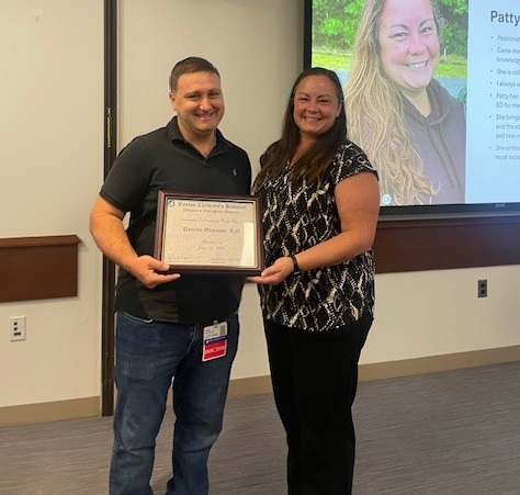 Jason Fischer, MD and Patty Grazioso, RN