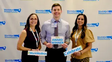 Dr. Nevarez receives WorkWell award