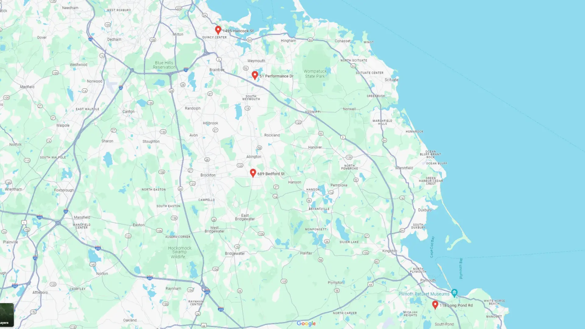 Women's Center Locations